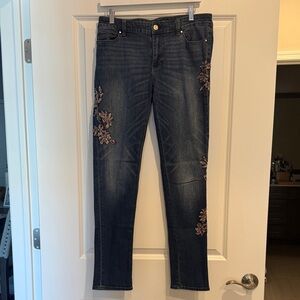 White House Black Market Sequined Jeans